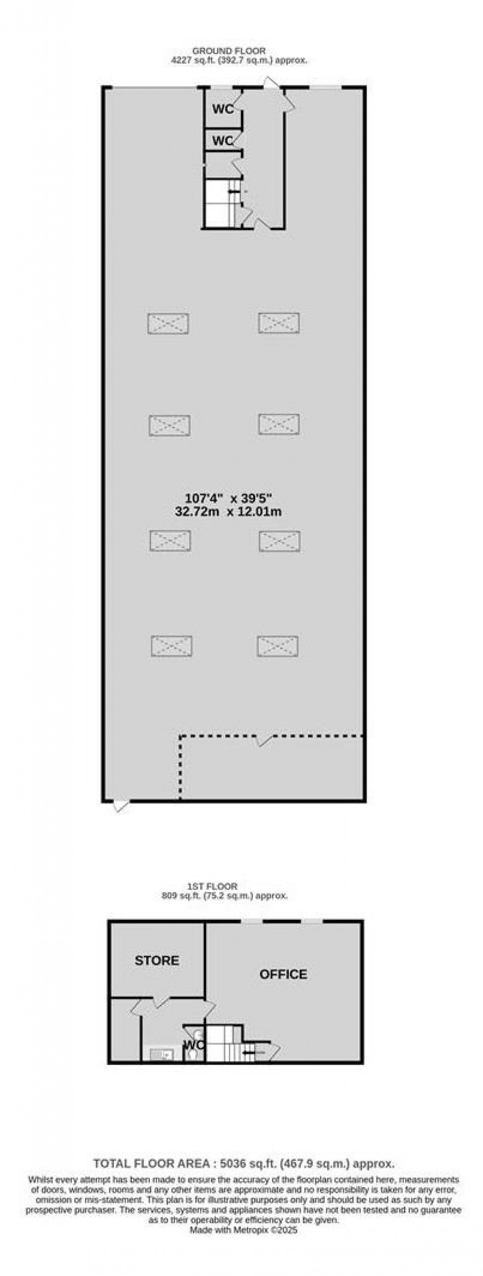 Floorplan for Ashmead Road, Keynsham, Bristol