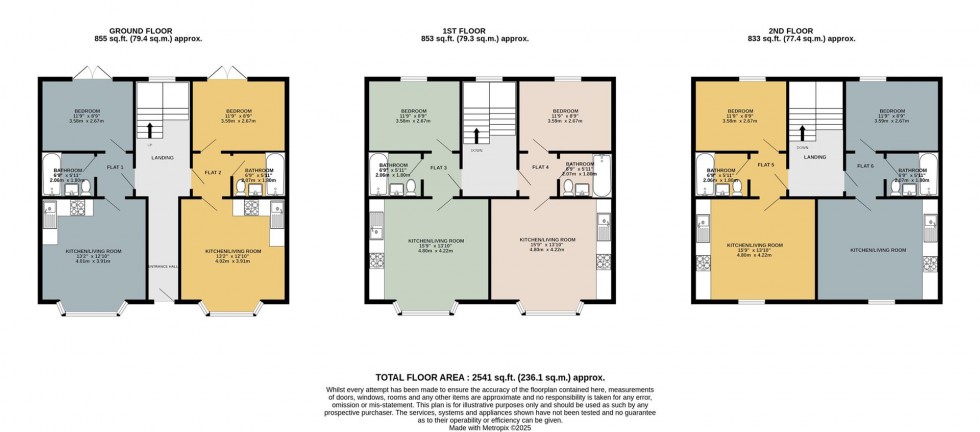 Floorplan for 1C Upper Station Road, Staple Hill, Bristol