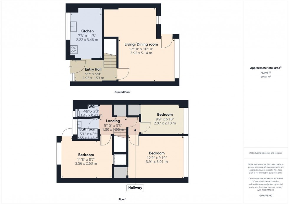 Floorplan for Waring House, Redcliff Hill, Bristol