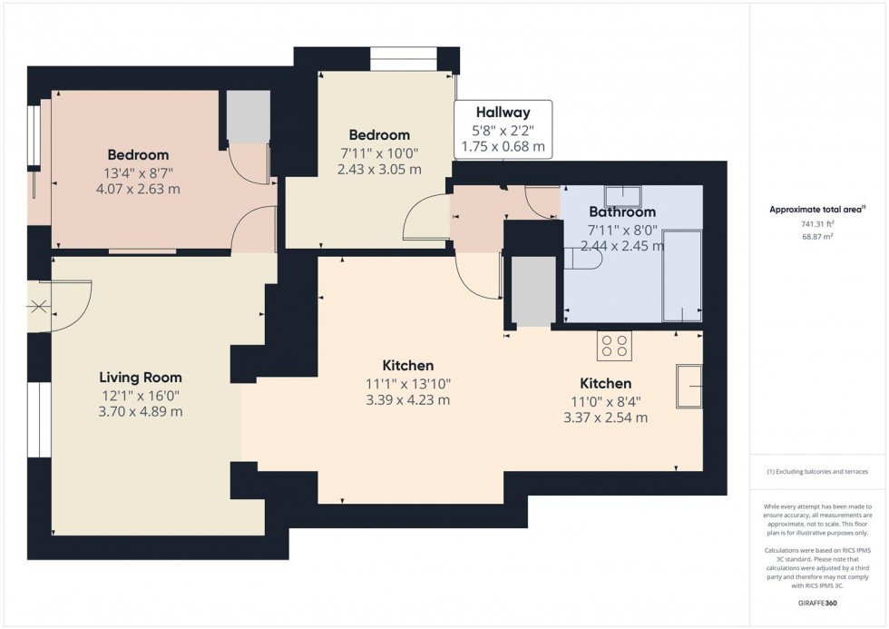 Floorplan for Coldharbour Road, Redland, Bristol