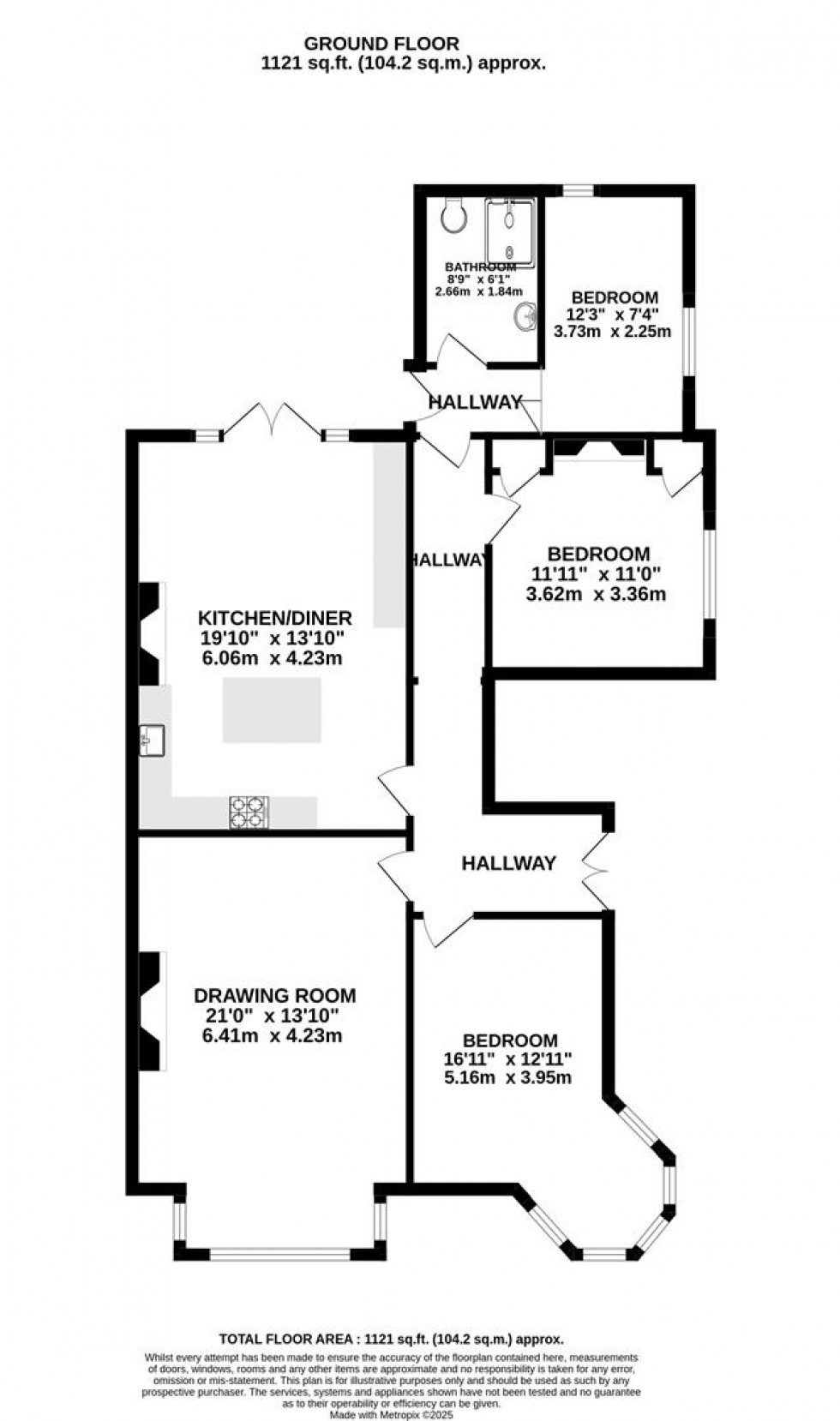 Floorplan for Cranbrook Road | Redland