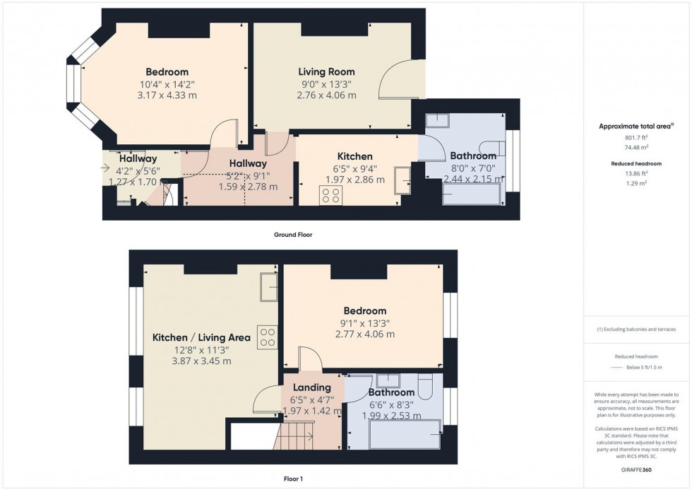 Floorplan for Sandhurst Road, Brislington, Bristol