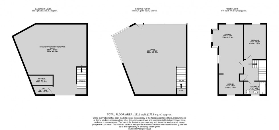 Floorplan for Wells Road, Knowle, Bristol